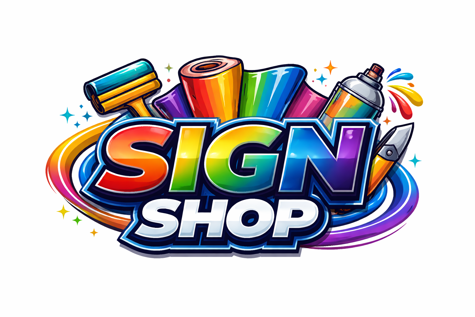 Sign shop logo